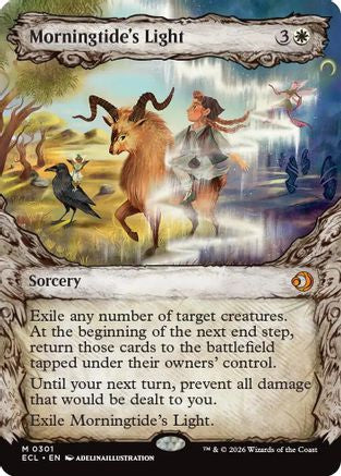FOIL Morningtide's Light (Showcase) (ECL-301) - Lorwyn Eclipsed - Magic The Gathering