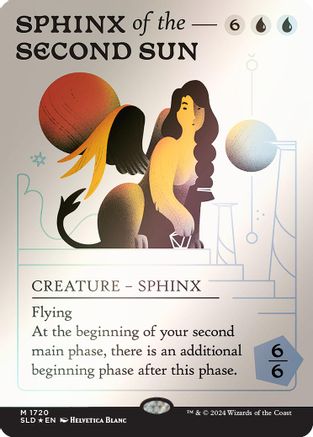 FOIL Sphinx of the Second Sun (Rainbow Foil) (SLD-1720) - Secret Lair Drop Series - Magic The Gathering