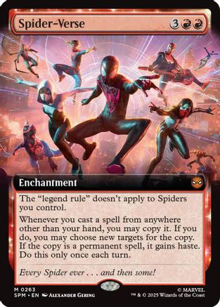 FOIL Spider-Verse (Extended Art) (SPM-263) - Marvel's Spider-Man - Magic The Gathering