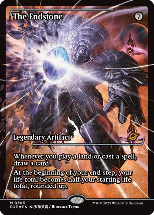 FOIL The Endstone (Showcase) (EOE-365) - Edge of Eternities - Magic The Gathering