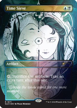 FOIL Time Sieve (Rainbow Foil) (SLD-1671) - Secret Lair Drop Series - Magic The Gathering