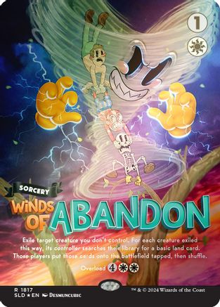 FOIL Winds of Abandon (Rainbow Foil) (SLD-1817) - Secret Lair Drop Series - Magic The Gathering