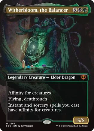 FOIL Witherbloom, the Balancer (Borderless) (SOS-288) - Secrets of Strixhaven - Magic The Gathering