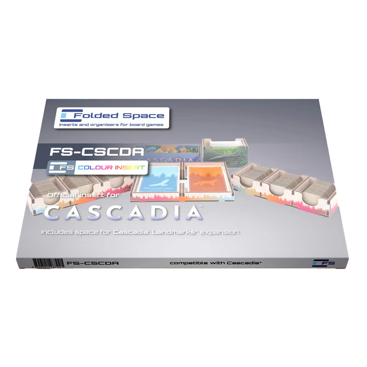 Folded Space Game Colour Inserts - Cascadia