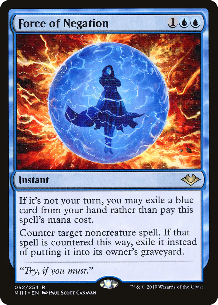 Force of Negation (MH1-052) - Modern Horizons - Magic The Gathering