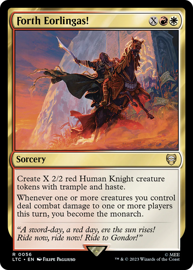 Forth Eorlingas! (LTC-056) - Tales of Middle-earth Commander - Magic The Gathering