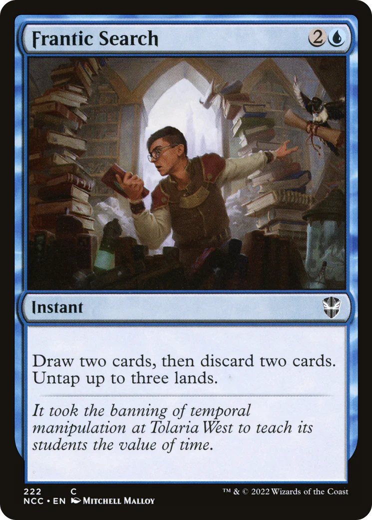 Frantic Search (NCC-222) - New Capenna Commander - Magic The Gathering