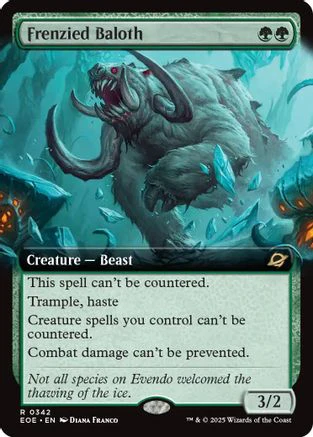 Frenzied Baloth (Extended Art) (EOE-342) - Edge of Eternities - Magic The Gathering