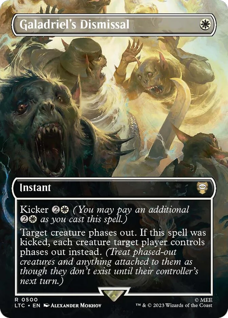 Galadriel's Dismissal (Borderless) (LTC-500) - Tales of Middle-earth Commander - Magic The Gathering