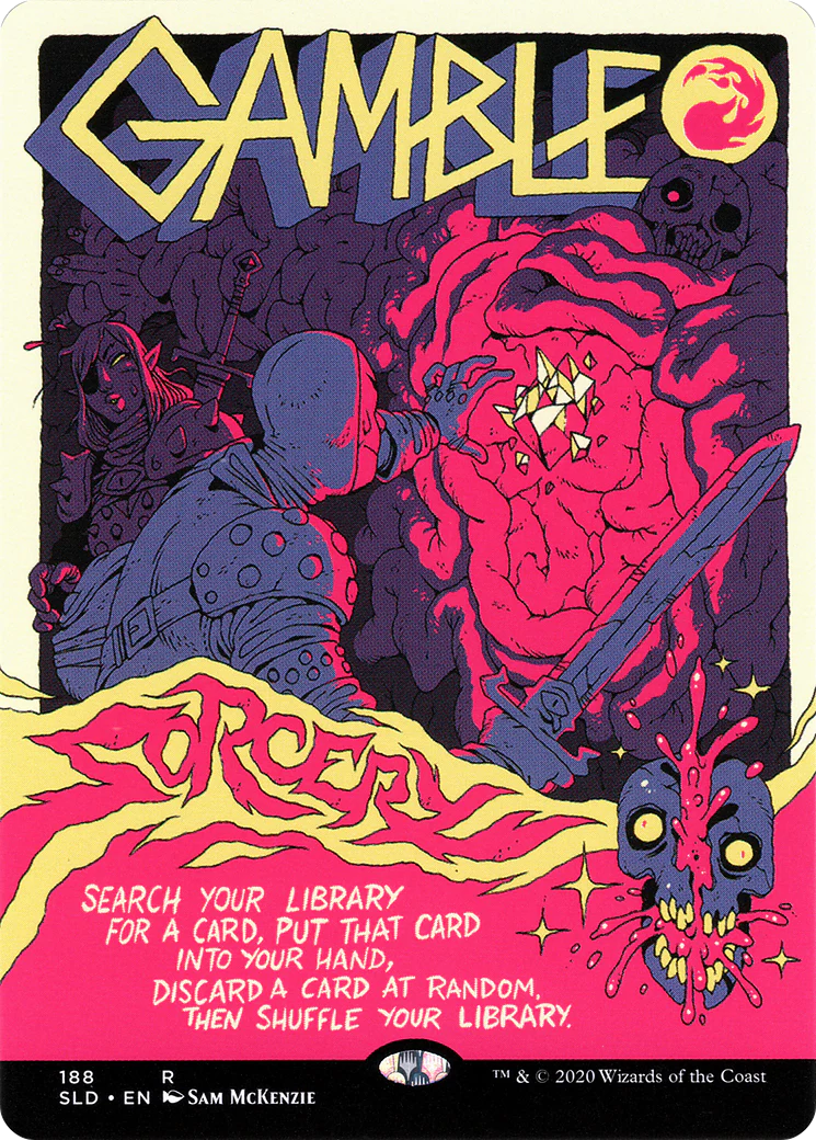 Gamble (SLD-188) - Secret Lair Drop - Magic The Gathering