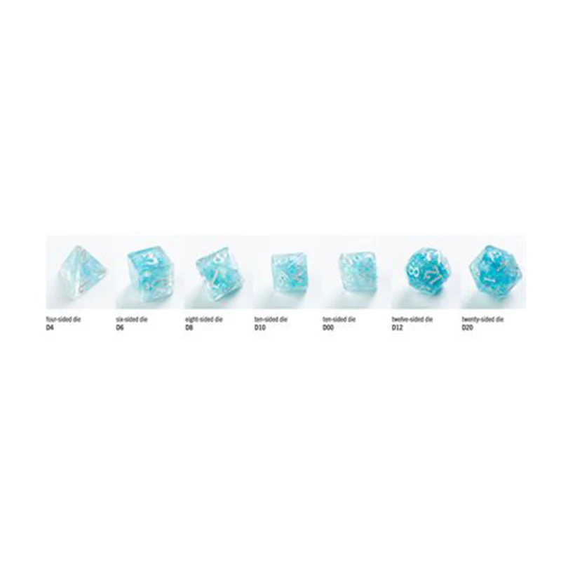 Gamegenic Candy-like Series Blueberry RPG Dice Set (7pcs) - Image 4