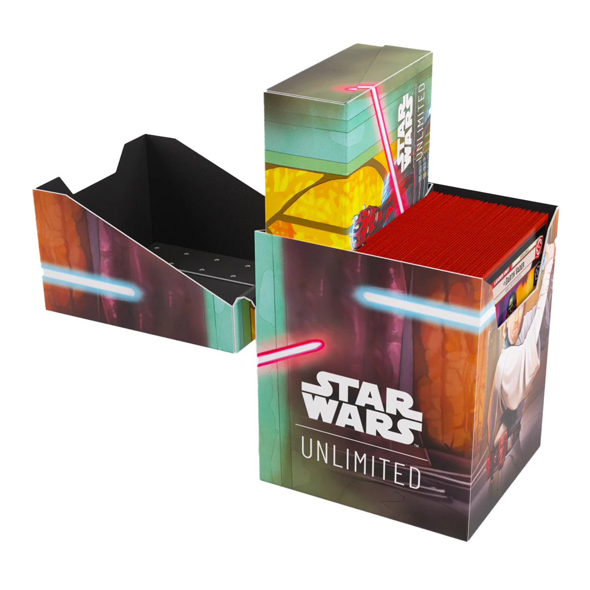 Gamegenic Star Wars Unlimited Soft Crate Deck Box - Obi-Wan Kenobi/Darth Maul - Image 5