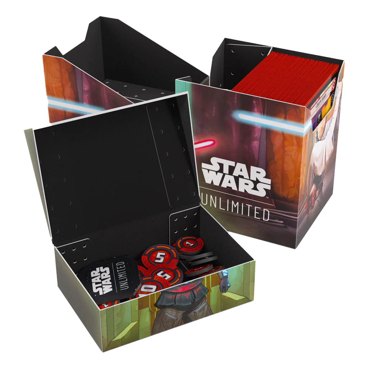 Gamegenic Star Wars Unlimited Soft Crate Deck Box - Obi-Wan Kenobi/Darth Maul - Image 6
