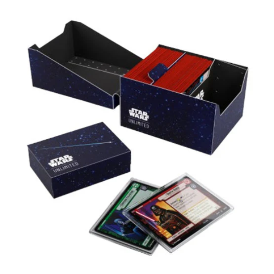 Gamegenic Star Wars Unlimited Twin Sun Soft Crate Deck Box - Card Back Blue - Image 6