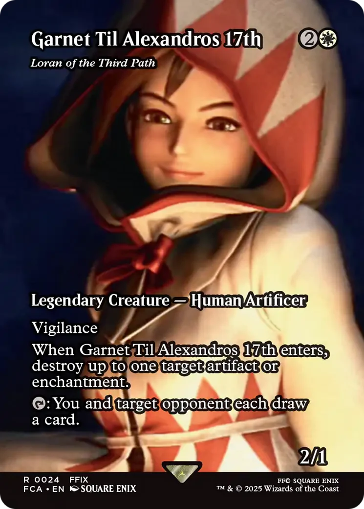 Garnet Til Alexandros 17th - Loran of the Third Path (Showcase) (FCA-024) - FINAL FANTASY: Through the Ages - Magic The Gathering