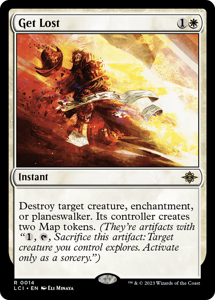 FOIL Get Lost (LCI-014) - The Lost Caverns of Ixalan - Magic The Gathering