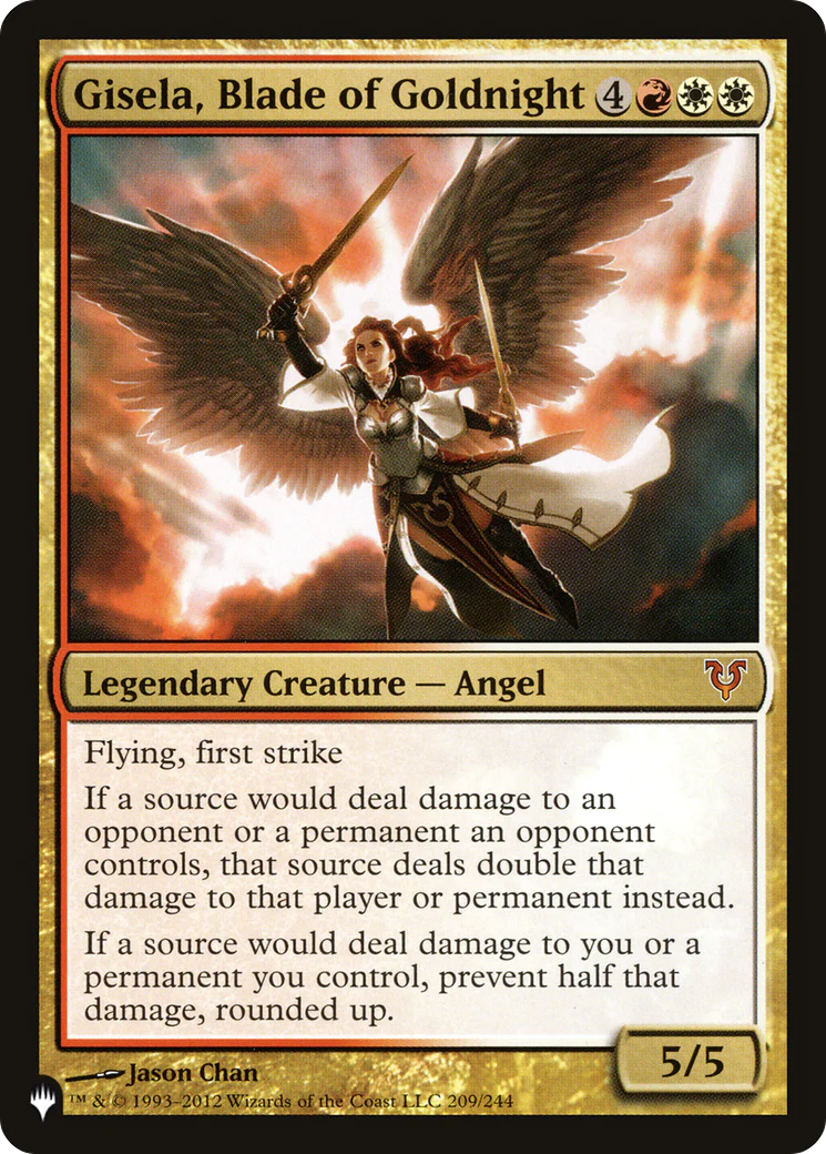 Gisela, Blade of Goldnight (LIST-AVR-209) - The List - Magic The Gathering