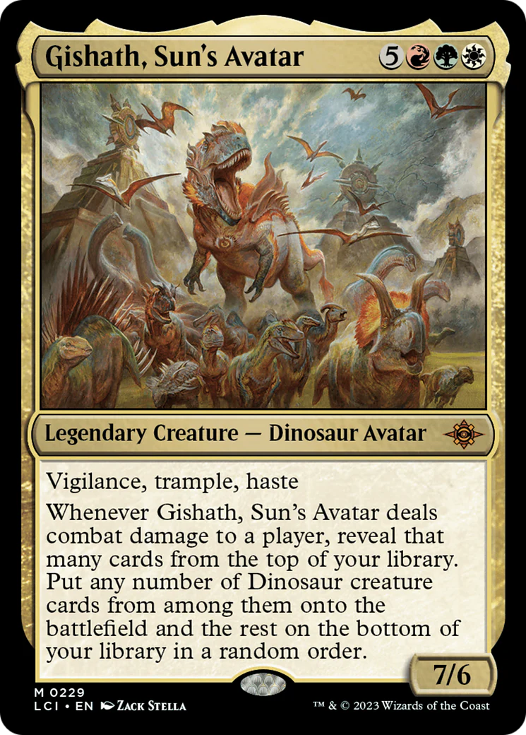 Gishath, Sun's Avatar (LCI-229) - The Lost Caverns of Ixalan - Magic The Gathering