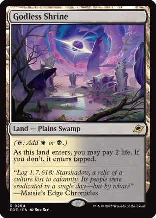 Godless Shrine (EOE-254) - Edge of Eternities - Magic The Gathering