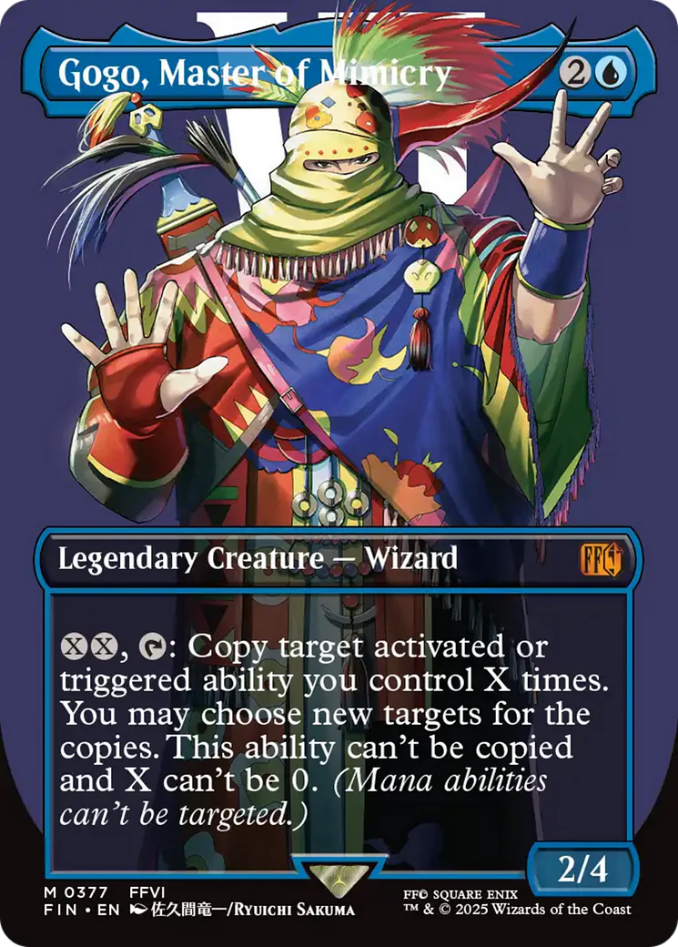 FOIL Gogo, Master of Mimicry (FIN-377) - FINAL FANTASY - Magic The Gathering