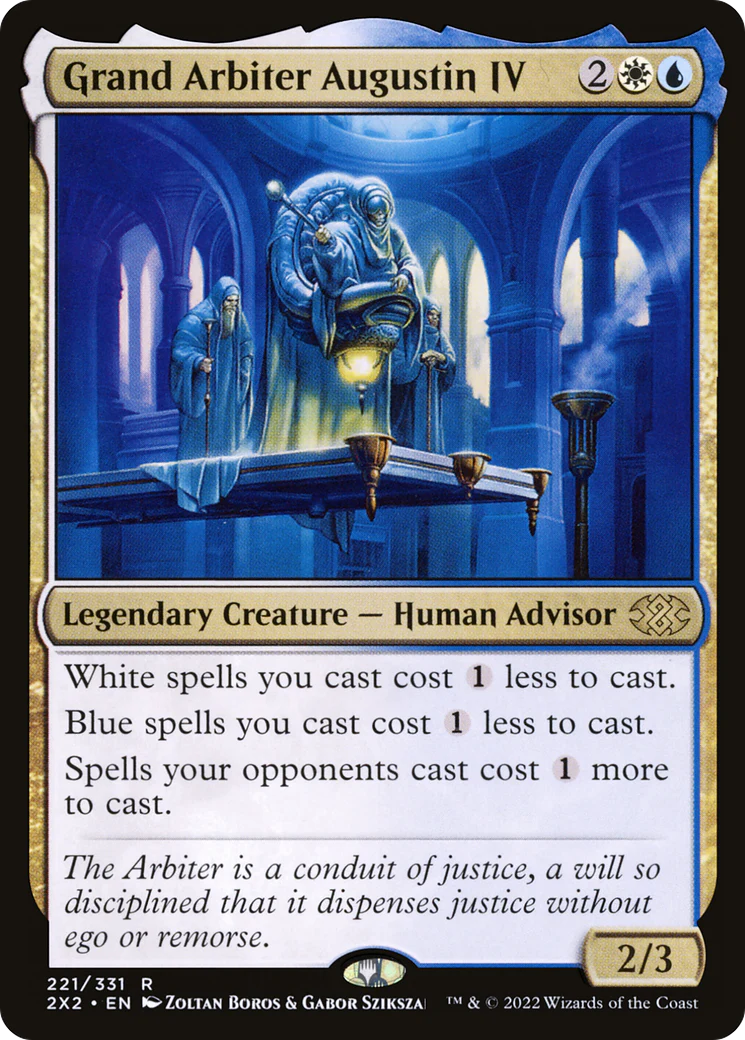 FOIL Grand Arbiter Augustin IV (2X2-221) - Double Masters 2022 - Magic The Gathering