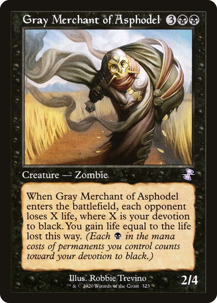 FOIL Gray Merchant of Asphodel (TSR-323) - Time Spiral Remastered - Magic The Gathering