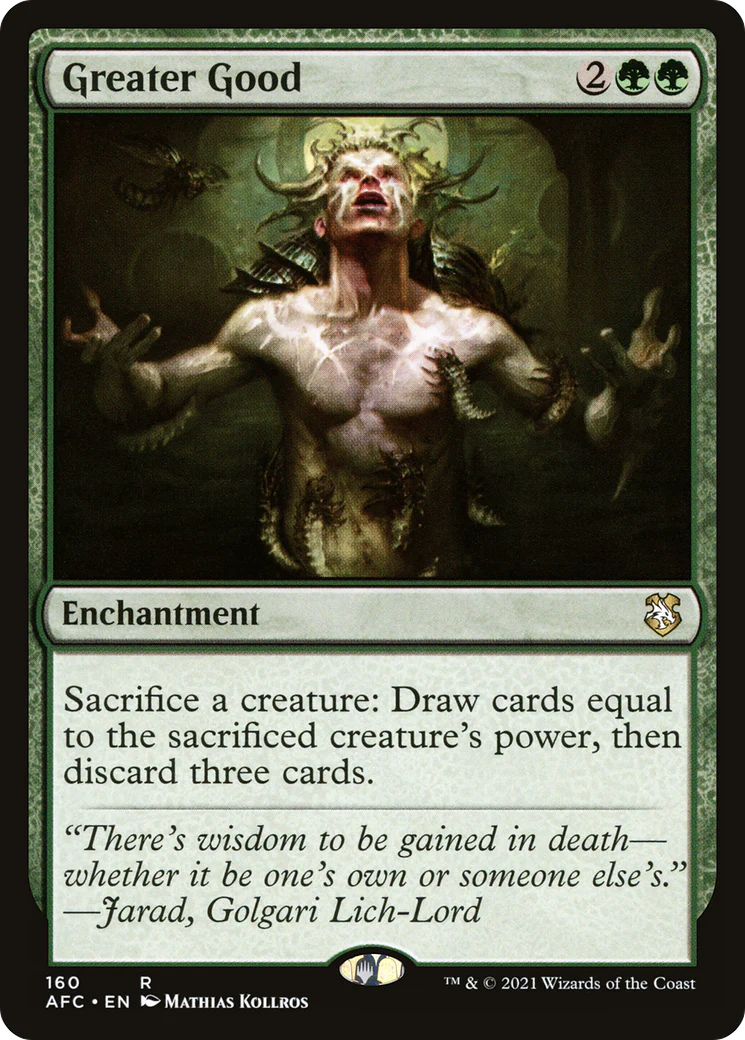 Greater Good (AFC-160) - Forgotten Realms Commander - Magic The Gathering