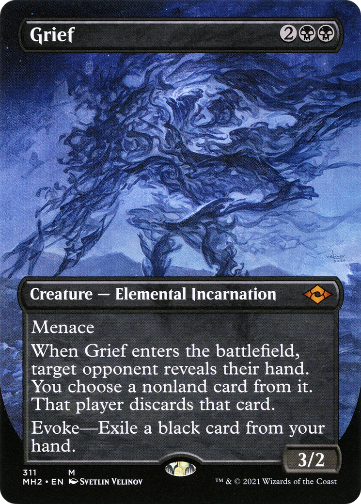 Grief (Borderless) (MH2-311) - Modern Horizons 2 - Magic The Gathering