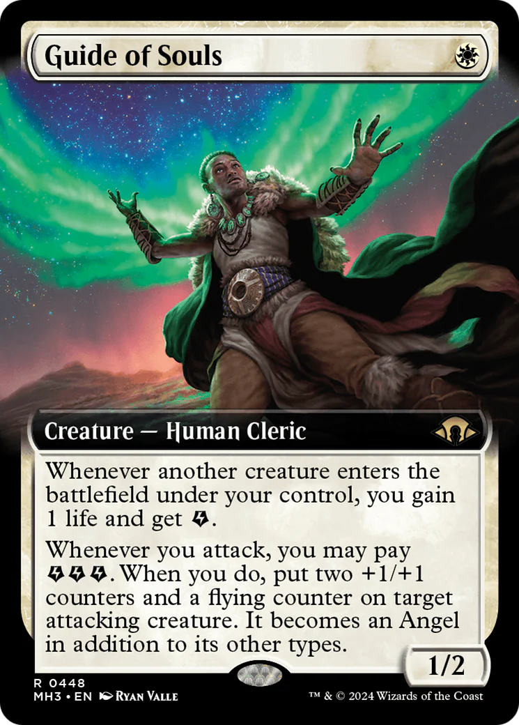 Guide of Souls (Extended Art) (MH3-448) - Modern Horizons 3 - Magic The Gathering