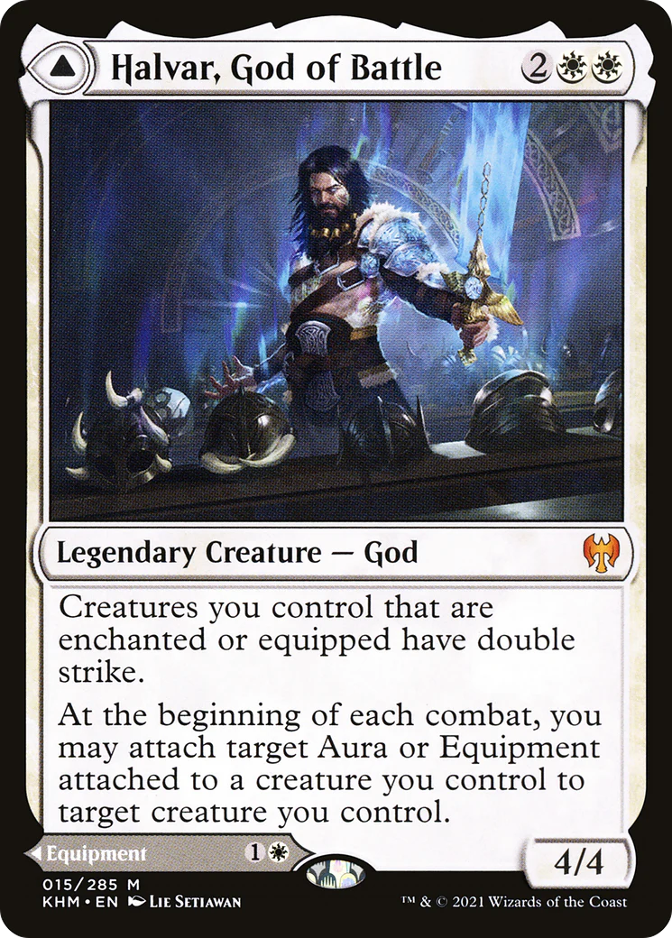 Halvar, God of Battle (KHM-015) - Kaldheim - Magic The Gathering