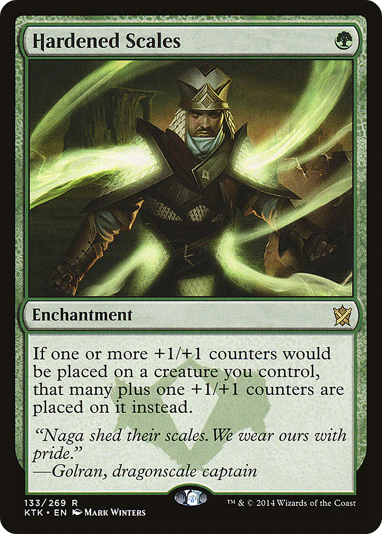 FOIL Hardened Scales (KTK-133) - Khans of Tarkir - Magic The Gathering