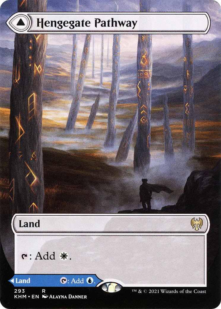Hengegate Pathway (Borderless) (KHM-293) - Kaldheim - Magic The Gathering