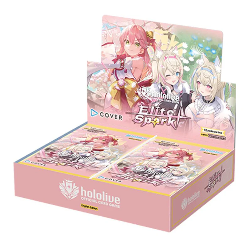 hololive OFFICIAL CARD GAME hBP03e Elite Spark Booster Box