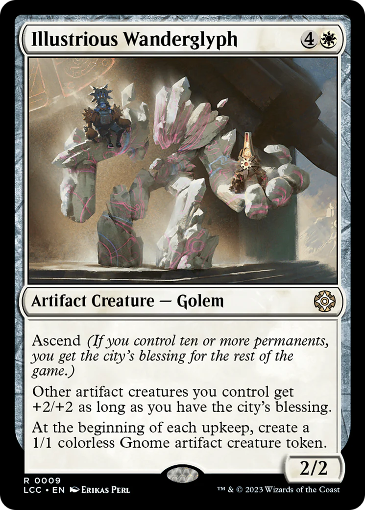 Illustrious Wanderglyph (LCC-009) - The Lost Caverns of Ixalan Commander - Magic The Gathering