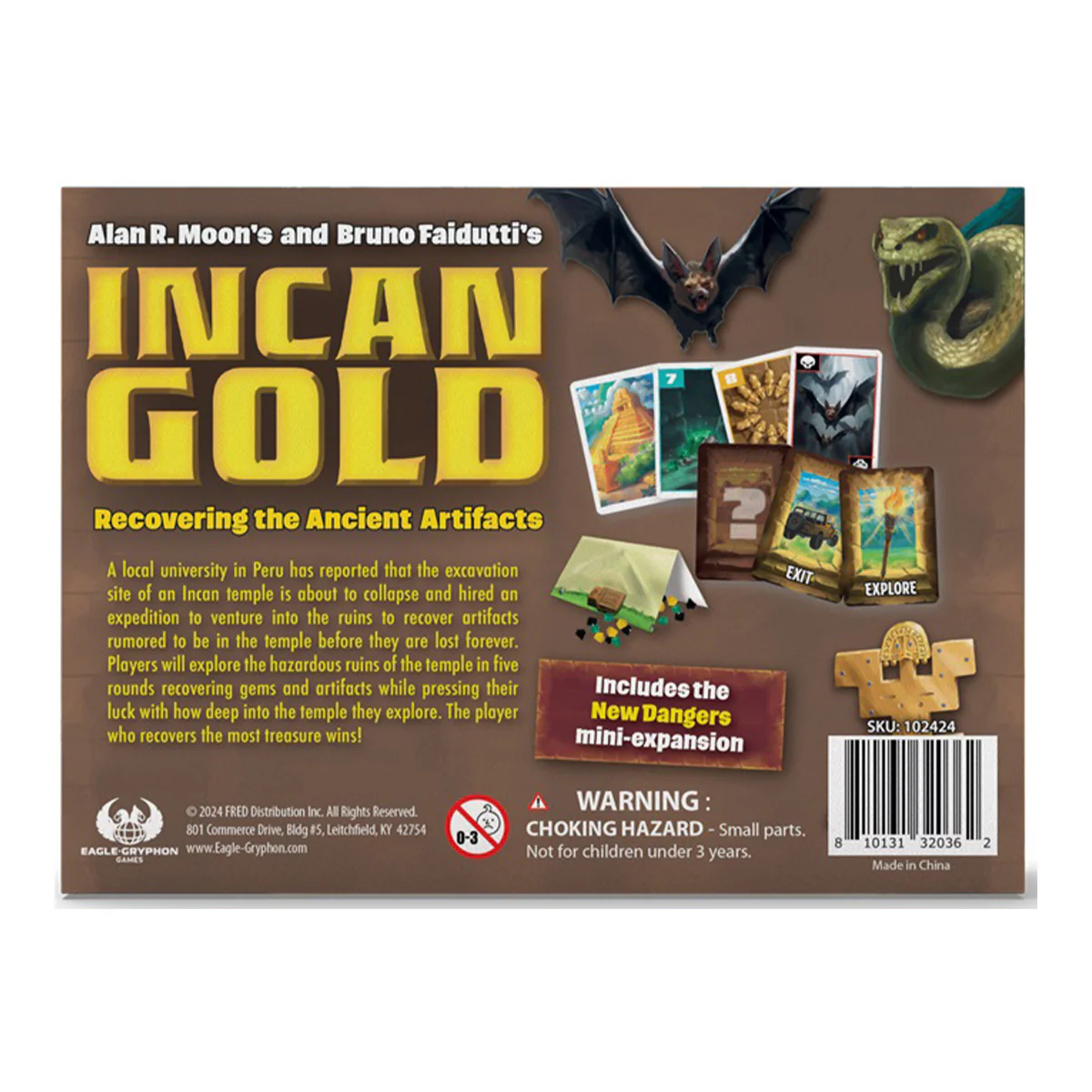 Incan Gold 2024 Edition (Inc New Dangers Expansion) - Image 2