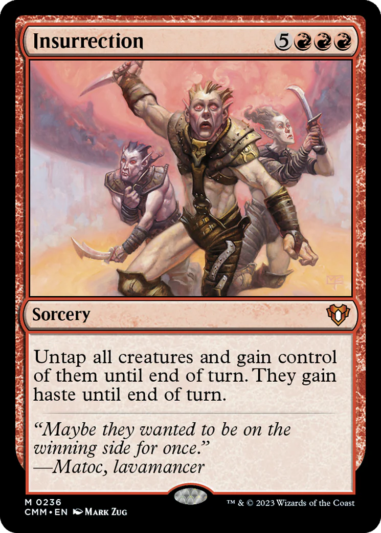 Insurrection (CMM-236) - Commander Masters - Magic The Gathering