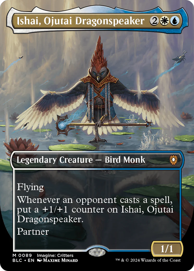 FOIL Ishai, Ojutai Dragonspeaker (BLC-089) - Bloomburrow Commander - Magic The Gathering