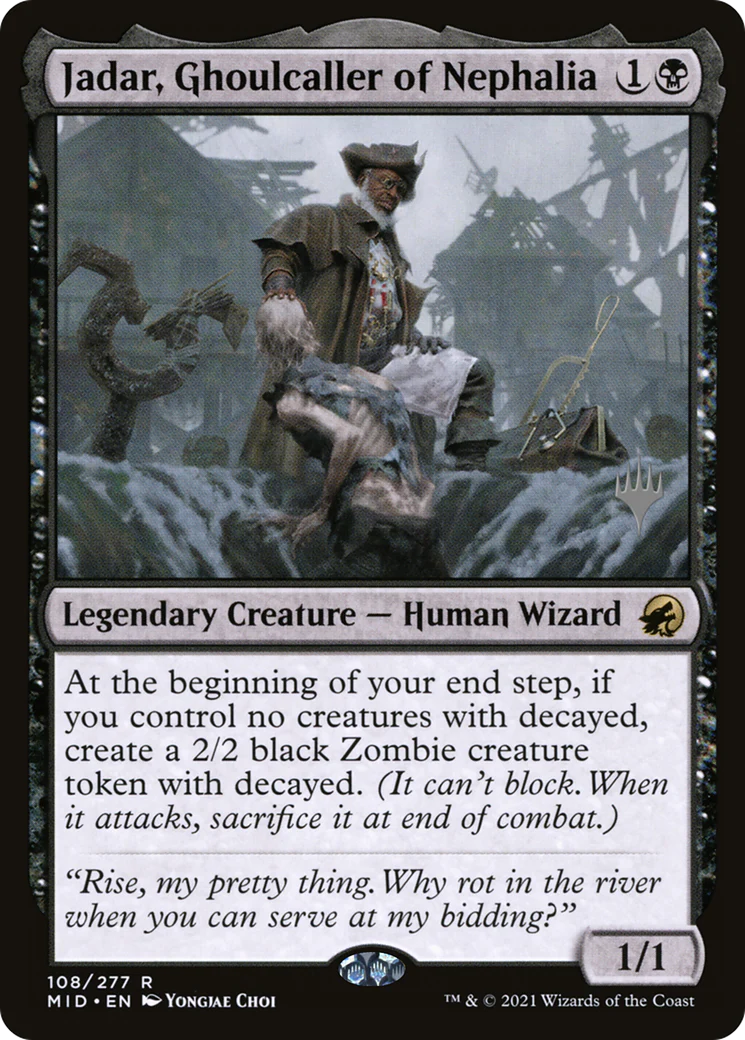 FOIL Jadar, Ghoulcaller of Nephalia (PPMID-108P) - Innistrad: Midnight Hunt Promos - Magic The Gathering