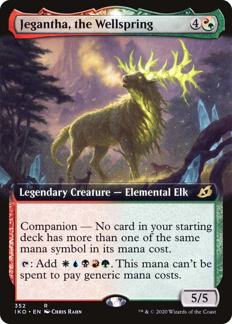Jegantha, the Wellspring (Extended Art) (IKO-352) - Ikoria: Lair of Behemoths - Magic The Gathering