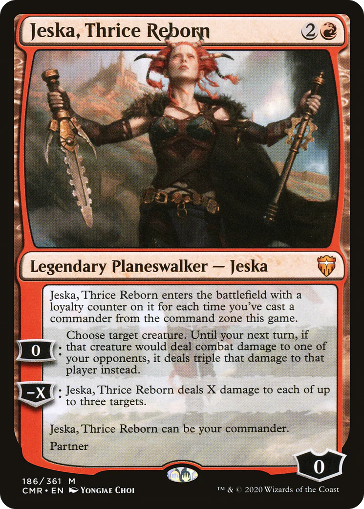 FOIL Jeska, Thrice Reborn (CMR-186) - Commander Legends - Magic The Gathering