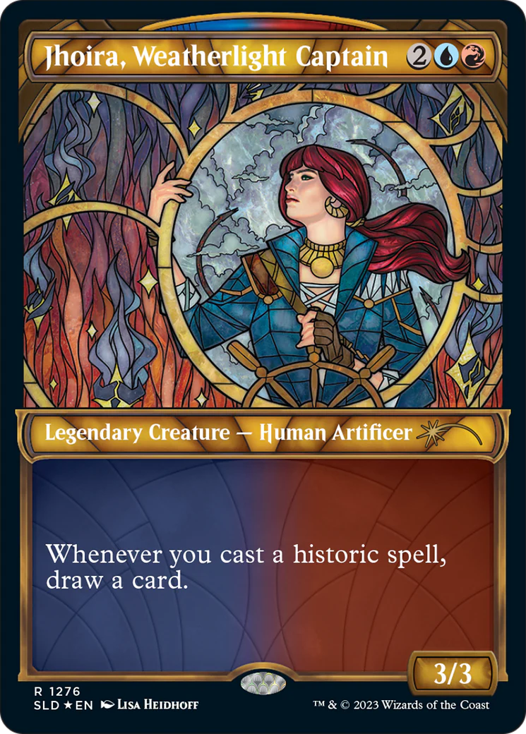 FOIL Jhoira, Weatherlight Captain (Halo Foil) (SLD-1276) - Secret Lair Drop - Magic The Gathering