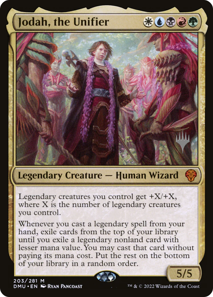 FOIL Jodah, the Unifier (PPDMU-203P) - Dominaria United Promos - Magic The Gathering