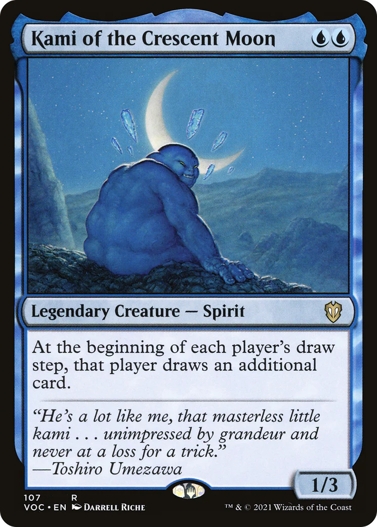 Kami of the Crescent Moon (VOC-107) - Crimson Vow Commander - Magic The Gathering
