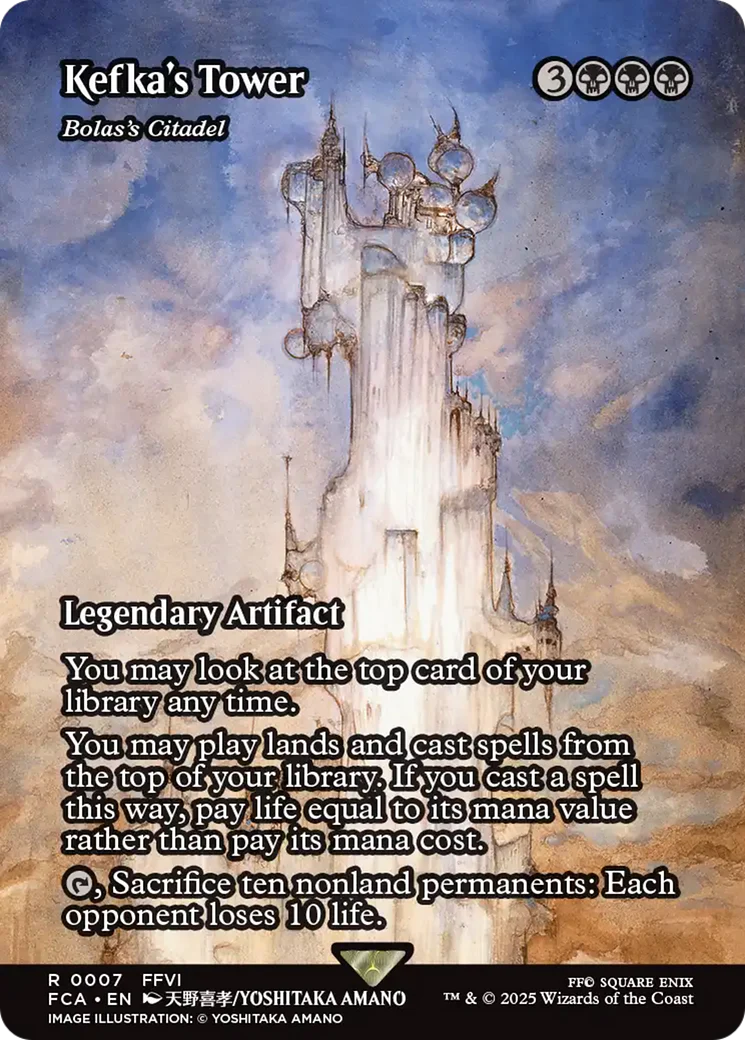 Kefka's Tower - Bolas's Citadel (Showcase) (FCA-007) - FINAL FANTASY: Through the Ages - Magic The Gathering