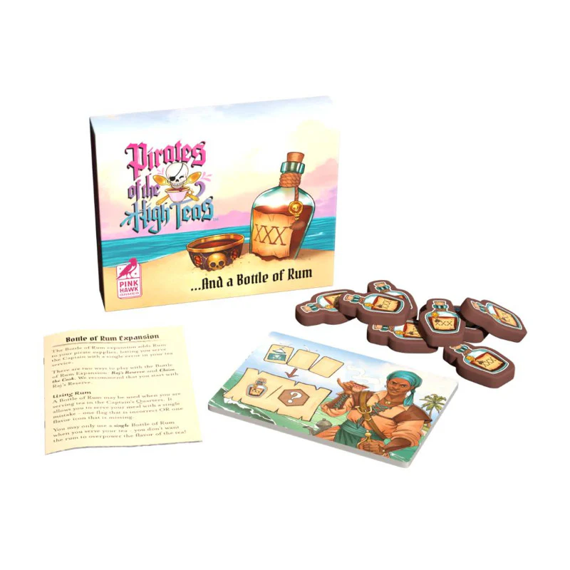 Kickstarter Pirates of the High Teas Deluxe Edition + Bottle of Rum Mini Expansion - Image 5