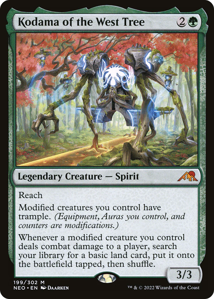 FOIL Kodama of the West Tree (NEO-199) - Kamigawa: Neon Dynasty - Magic The Gathering