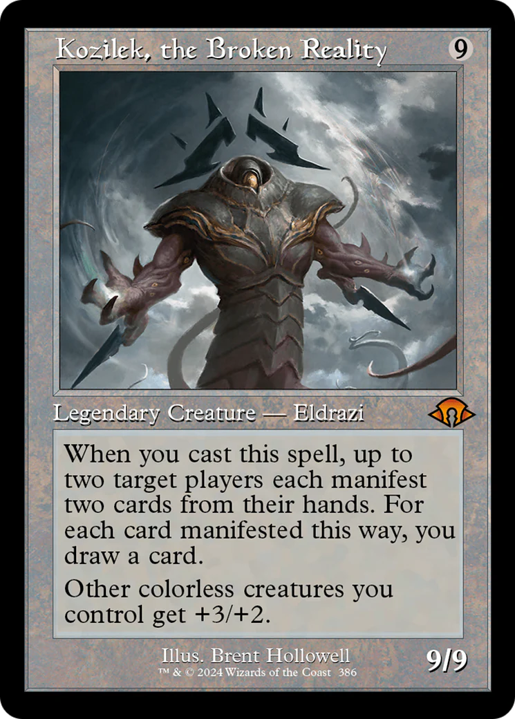 Kozilek, the Broken Reality (Retro Frame) (MH3-386) - Modern Horizons 3 - Magic The Gathering