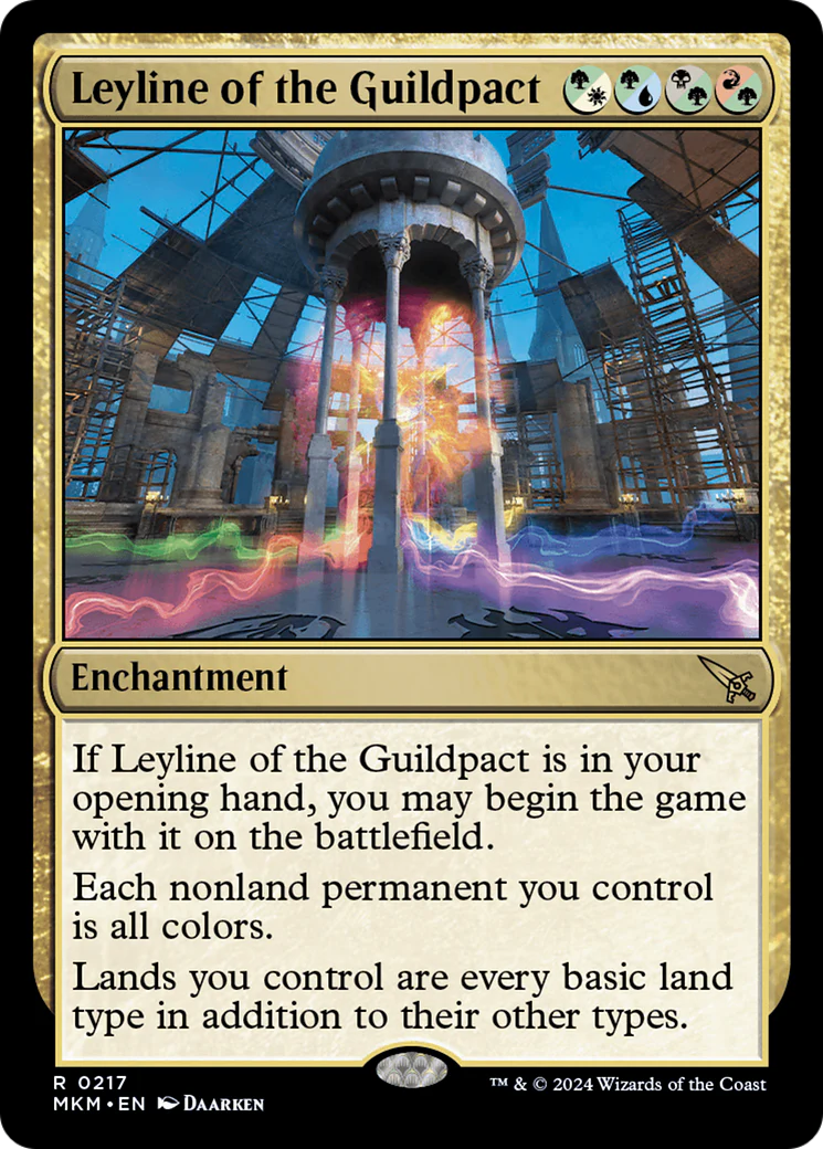 FOIL Leyline of the Guildpact (MKM-217) - Murders at Karlov Manor - Magic The Gathering