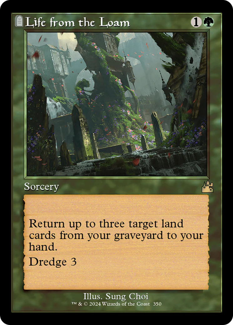 Life from the Loam (Retro Frame) (RVR-350) - Ravnica Remastered - Magic The Gathering