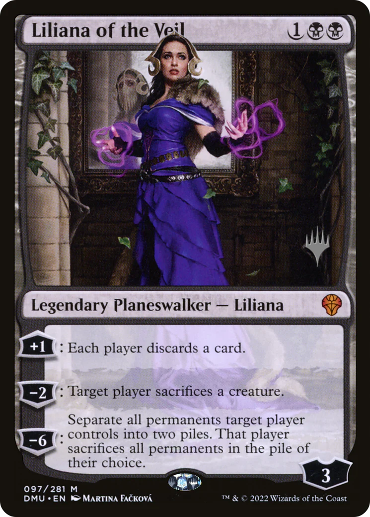 Liliana of the Veil (PPDMU-097) - Dominaria United Promos - Magic The Gathering